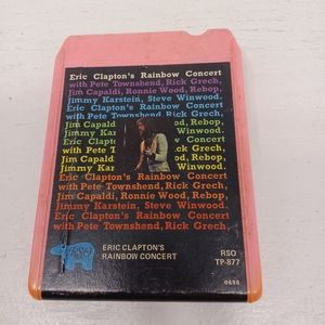 Vtg 8 track tape Eric Clapton  rainbow concert. Works